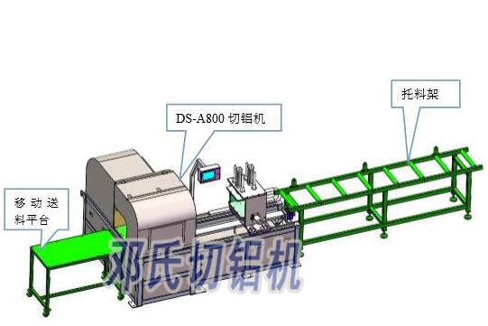 大型鋁型材切割機(jī)DS2-A800設(shè)計圖